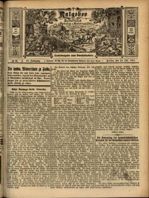 Ausgabe vom Sonntag, den 19. Oktober 1913.