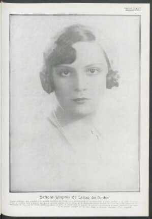 Señora Virginia de Leitao da Cunha