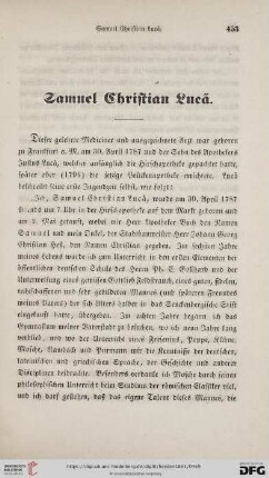 Samuel Christian Lucä