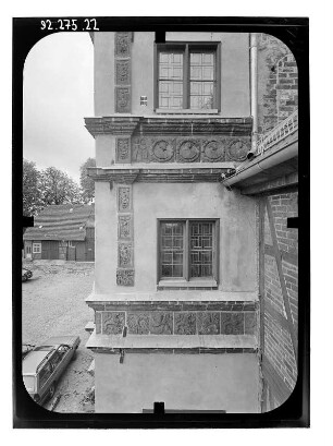 Gadebusch. Schloß (1571-11573; C. Haubitz; Restaurierung 1903-1904; G. Hamann). Treppenhaus (Hofseite)