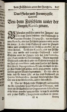 Das Sechs und Zwantzigste Capitel. - Das Dreyßigste Capitel.