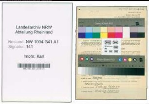 Entnazifizierung Karl Imohr , geb. 10.09.1893 (Polizeibeamter)