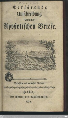Erklärende Umschreibung sämtlicher Apostolischen Briefe