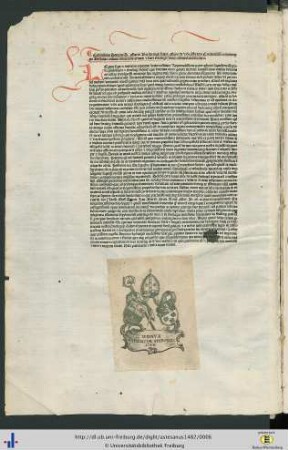 Colendissimo Domino D. Marco Barbo...Bartholomeus Bellatus...commendationes dicit