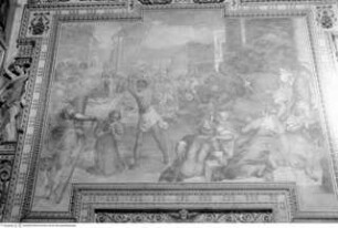 Freskierung des Presbyteriums, Martyrium der heiligen Felicitas und ihrer sieben Söhne
