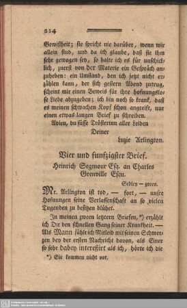 Vier und funfzigster Brief