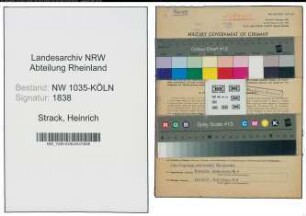 Entnazifizierung Heinrich Strack , geb. 21.09.1909 (Bergbauangestellter)