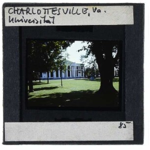 Charlottesville, University of Virginia, The Lawn,CHarlottesville, University of Virginia, The Lawn, Old Cabell Hall