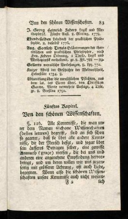 83-90, Fünftes Kapitel