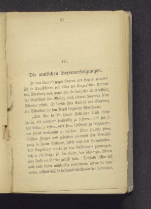 III. Die amtlichen Hexenverfolgungen