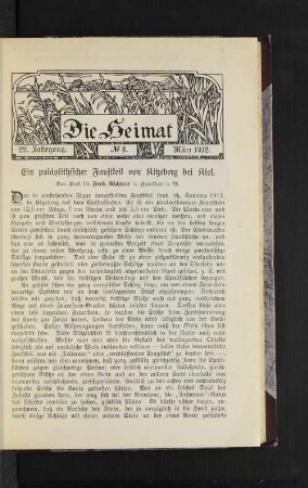 No. 3. März 1912.