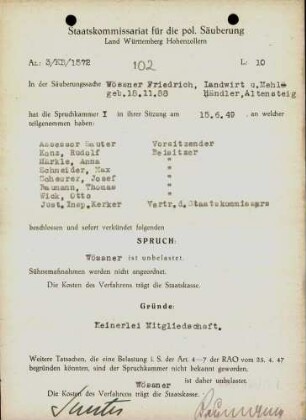 Wössner, Friedrich