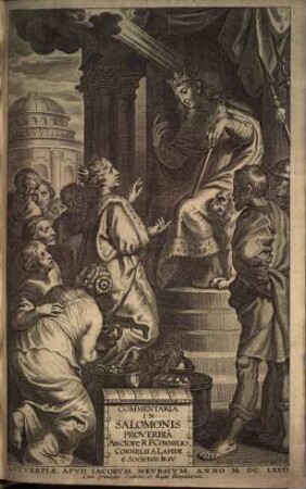 Commentaria In Salomonis Proverbia