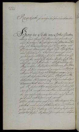 Berufung des Professors Schlözer zum ordentlichen Professor der Philosophie.