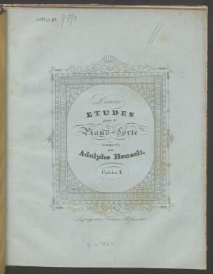 Douze études caractéristiques de concert pour le pianoforte, oeuvre 2, 2. S. 32-65