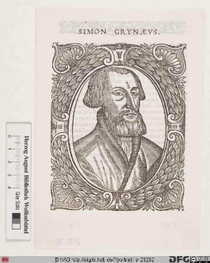 Bildnis Simon Grynaeus