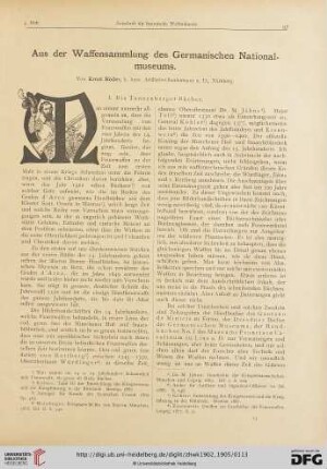 3: Aus der Waffensammlung des Germanischen Nationalmuseums