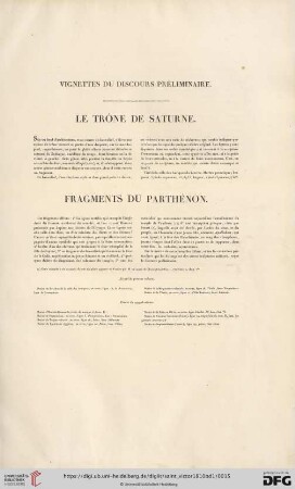 Vignettes Du Discours Préliminaire