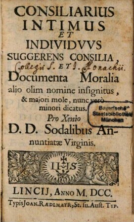 Consiliarus intimus