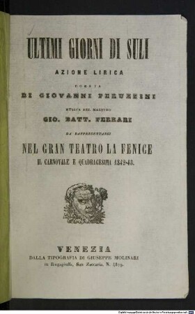 Ultimi giorni di Suli
