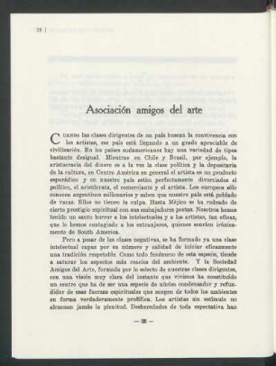 Asociación amigos del arte