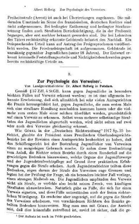159-164, Zur Psychologie des Verweises