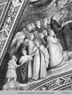 Vierungsgewölbe : Allegorie der Armut