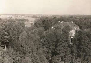 Neschwitz, Blick vom Kirchturm nach Norden