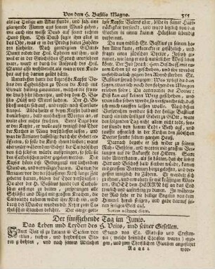 Der fünffzehende Tag im Junio