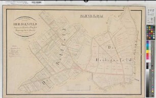 Laer (Laer), Teilung des Heiligenfeldes, Brouillonkarte Bl.1 Rottfeld