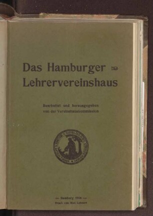 Das Hamburger Lehrervereinshaus