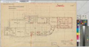 Neubau des Empfangsgebäudes [Bahnhof] Neubeckum, Blatt~21: Grundriß Erdgeschoß, M.~1:100