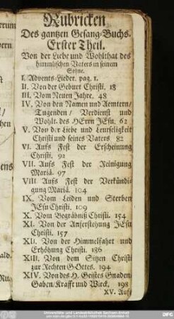 [Wernigerödisches Gesang-Buch]