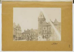 Rathaus, Tabor: Ansicht (aus: Skizzen- und Fotoalbum 21)