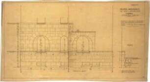 Billing, Hermann; Karlsruhe, Hirschstr. 101 a / Vorholzstr.; Haus Kohlbecker - Seitenfassade (Ansicht 1. OG)