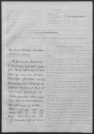 Ballendorf und Börslingen: Pfarrbericht 1932