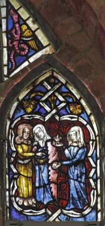 Südliches Chorfenster — Die drei Marien