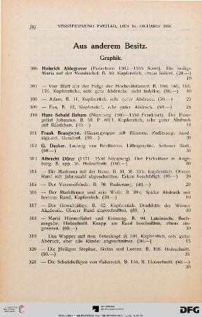 Graphik. (Nr. 306-366)