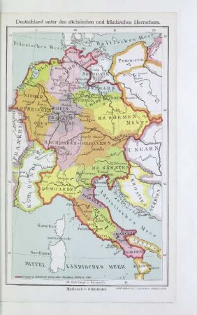 Deutschland unter den sächsischen und fränkischen Herrschern