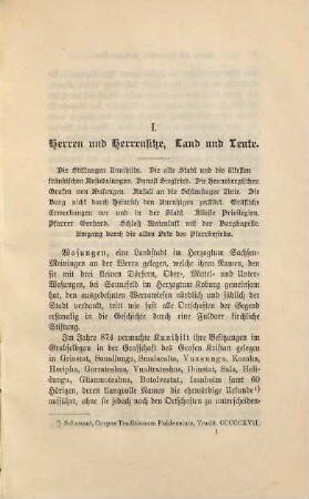 Aus Wasungens vergangenen Tagen : mit einem Urkundenbuche, 1