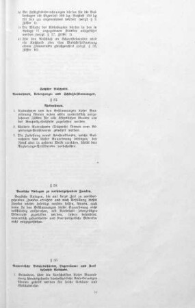 Sechster Abschnitt. Ausnahmen, Uebergangs- und Schlußbestimmungen.