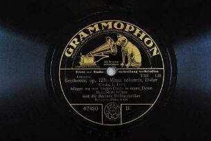 Missa solemnis, D-dur, op. 123 : Credo, I. Teil: Allegro ma non troppo - Credo in unum Deum / Beethoven