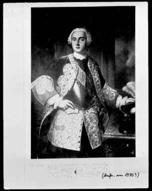 Bildnis des Christian August zu Solms-Laubach