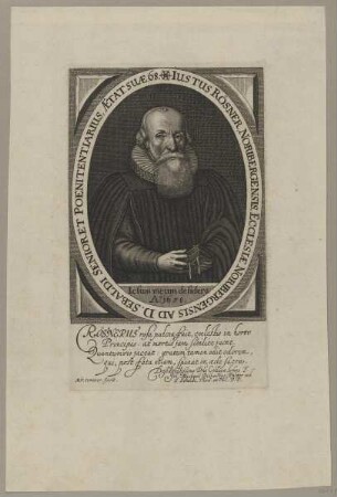 Bildnis des Iustus Rösner