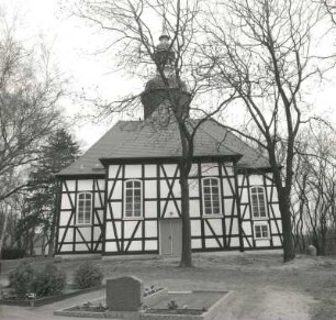 Krausnick. Dorfkirche (1728). Ansicht von Westen