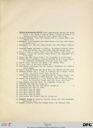 Münzen und Medaillen des Mittelalters und der Neuzeit (Nr. 1-606)