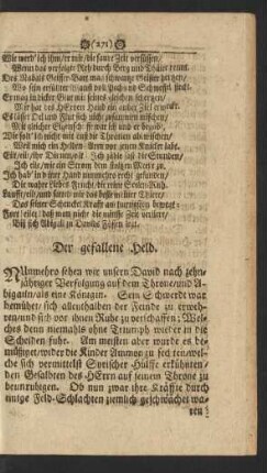 [XIII.] Der gefallene Held