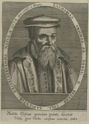 Bildnis des Zacharias Ursinus