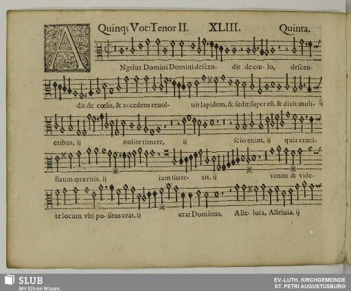 XLIII. Angelus Domini descendit