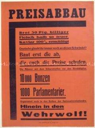 Aufruf zum Eintritt in den Wehrwolf